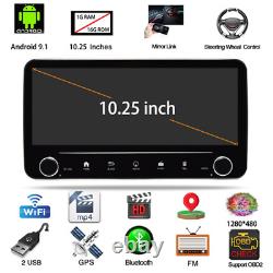 Car Stereo Radio Bluetooth GPS Wifi USB FM DVR MP5 Player Touch Screen 10.25