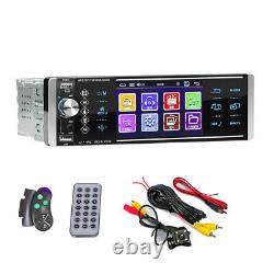 Car Stereo Radio Bluetooth Single 1 DIN MP5 Player RDS AM FM 4-USB IOS/Android