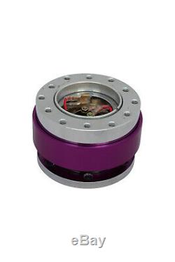 Chrome Purple Quick Release Steering Wheel Boss Kit CP for NISSAN 003