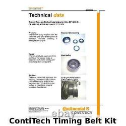 ContiTech Timing Belt Kit Set Part No CT781K3 111 Teeth OE Quality