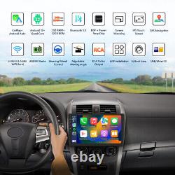 DAB+CAM+Double 2 DIN Android 12 Car Stereo 10.1 GPS Sat Nav CarPlay Radio 1080p