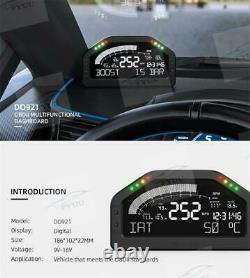 DO904 Sinco Tech Dashboard Race Display OBDll Bluetooth Gauge Multicolor Screen