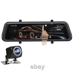 DVR Mirror Dash Cam Car Rearview Camera Drive Recorder Dual Lens Touch Screen