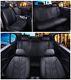 Deluxe Black PU Leather Full set Seat Covers For Nissan Navara Qashqai Juke