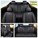 Deluxe Edition Full Set Car Interior Seat Cover Leather Seat Cushions withPillows