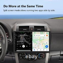 Double 2 DIN Android Auto 10.1 8-Core Car Stereo GPS Sat Nav Radio CarPlay DAB+