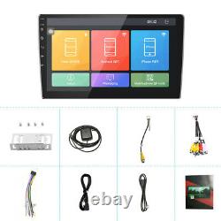 Double 2 Din 10.1 Android 9.1 Car Stereo Touch Screen Radio GPS NAVI WIFI 2.5D