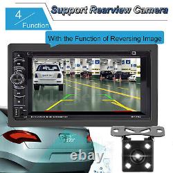 Double 2DIN 6.2 Touch Car DVD Player Mirror Link for GPS Stereo Radio + Camera