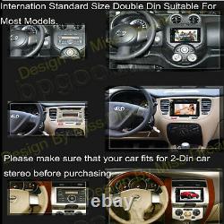 Double 2DIN In dash Car Stereo Radio CD DVD Player FM/USB/SD Bluetooth With Camera