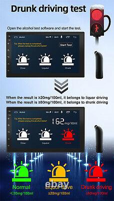Double 2Din 7in Car Stereo Radio BT GPS WIFI Player Head Unit Drunk Driving Test