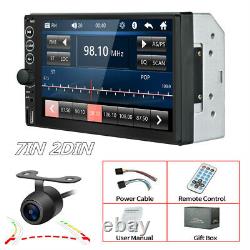 Double 2Din 7in Touch Screen Car FM Stereo Radio MPR5 Player withDynamic Track Cam