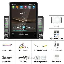 Double 2Din 9.5'' Car Stereo Radio For GPS SAT NAV WIFI Bluetooth RDS Android 10