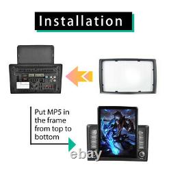 Double 2Din 9.5in Touch Screen Car MP5 Player Stereo FM Radio BT Mirror Link+Cam