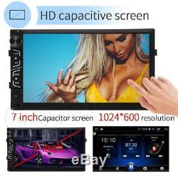 Double Din 7 Android 6.0 Car Stereo Sat Nav GPS WIFI Player AM FM Radio Mirror