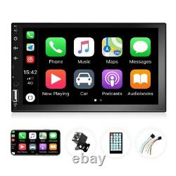 Double Din Car Stereo Radio for Apple CarPlay Android Carplay 7 MP5 FM+ Camera