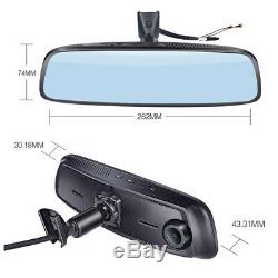 Dual Lens 7.84in 4G Android GPS Navi Car Rear View Mirror DVR Recorder Dash Cam