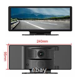 Dual Lens Dash Cam Car DVR Camera Video Recorder CarPlay Android Auto GPS WIFI