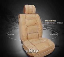 Durable 3D Car Seat Covers Interior Accessories Decor Cushion Artificial Plush