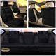Durable 5-Seat Car Seat Cover Chair Cushion Black 3D Cozy Skin-friendly Plush