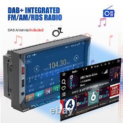 ESSGOO 2 DIN 7 Android 10 Car Stereo Carplay DAB+ AM RDS GPS Wifi + MIC Camera