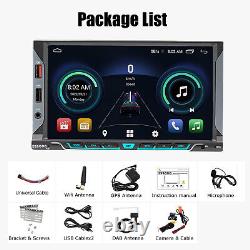 ESSGOO 7 Double 2 DIN Android 10 DAB+ Carplay Car Stereo WIFI Radio +Camera MIC