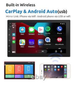 ESSGOO Android 11 2 DIN Car Stereo 7 Touch Screen 2+32G Carplay USB GPS WiFi FM