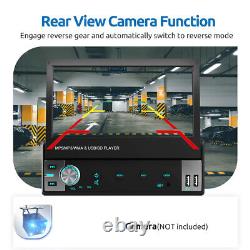 ESSGOO Android 9.1 Car Stereo Radio GPS NAVI USB AUX Flip Out Touch Screen 1 DIN
