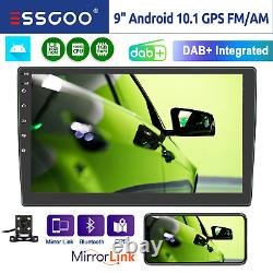 ESSGOO DAB+ 9 2 DIN Car Stereo Bluetooth AM FM Radio 1+16G GPS WiFi with Camera