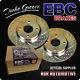 Ebc Turbo Groove Rear Discs Gd1117 For Nissan Primera 2.0 Gt 1998-02