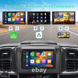 Eonon 2 DIN 7 QLED Car Radio Stereo Android Auto CarPlay Bluetooth GPS Navi USB