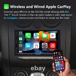 Eonon X20 Wireless CarPlay Android Auto 7 2 Din Car Stereo Radio GPS Sat Nav BT
