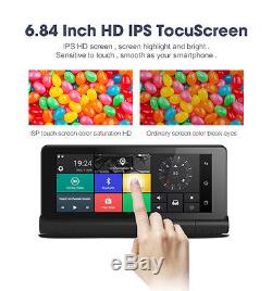 Europe Map 4G Bluetooth Wifi HD Touch Screen GPS Dual Cameras DVR Video Recorder