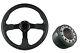 F2 BLACK Sports Steering Wheel + Boss Kit for NISSAN 003