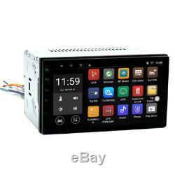 For 7 Android 6.0 Double 2 DIN Navi Sat Nav Car GPS Stereo Radio WiFi CAN TOP