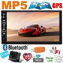 For Honda Accord Civic Car Stereo Android System 2Din 7inch Radio GPS Player+Cam
