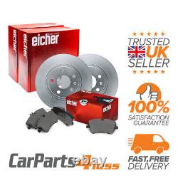 Front Brake Kit 2x Discs 1x Pad Set Fits Nissan Primera P11 Replacement Eicher