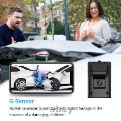 Front Rear Dual Camera Car DVR Dash Cam Video Recorder WIFI 4G GPS Night Vision