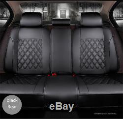 Full Seat Luxury Leather Breathable Car Seat Cover Cushion 3D Comfortable