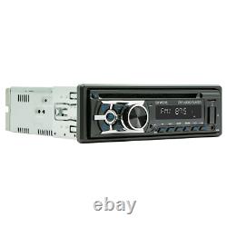 LCD Car Radio 1 DIN Bluetooth Stereo MP3 Player USB/TF/FM Head Unit CD VCD DVD