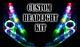 LED RGB Head Light Halo Angel Eye Daylight Running DRL Remote For Nissan Leaf