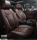Luxury 6D Full Surrounded Front+Rear Cushion 5-Seats Brown cushion seat covers