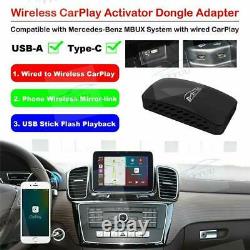 MMB Wired To Wireless Carplay Adapter USB Smart Dongle Multimedia Video Player
