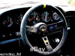 Momo Mod 07 Suede Steering Wheel 350mm -Genuine Item- Honda Nissan Toyota Mazda