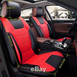 NEW Car Mircrofiber Leather Seat Covers L Size 5-Seats SUV Front+Rear All Season