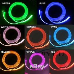 NO Threading Ambient Light Car Atmosphere Light Lamp APP Control 64Colors 1 In 9