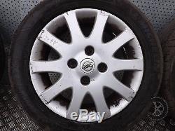 Nissan Almera N16 (2000-2006) 16 4x Alloy Wheels + Tyres 195/55 R16 ref. 7AG12