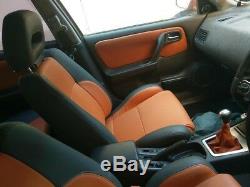 Nissan Primera P11 GT Full Leather Interior Graphite Grey & Orange ## RARE ##