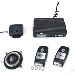 One-Button Engine Start Stop Alarm System Kit Car Keyless Entry Remote Starter