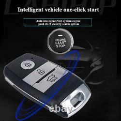 One-Button Engine Start Stop Alarm System Kit Car Keyless Entry Remote Starter