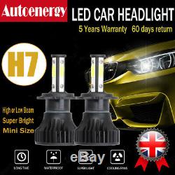 Pair H7 LED Headlight Bulbs For Vauxhall Astra MK4 2.2 H J Vectra C Insignia UK